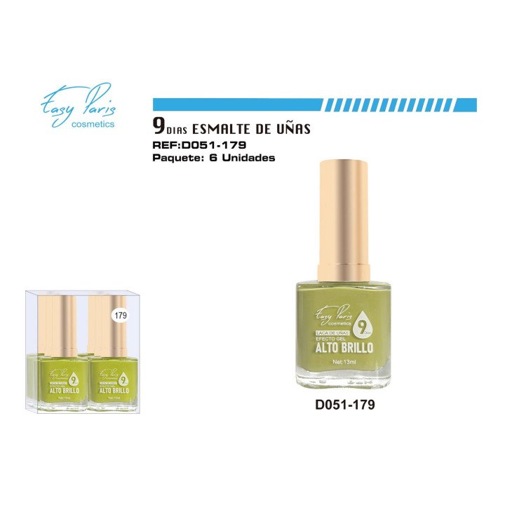LACA DE UÑAS 9 DIAS 6/U