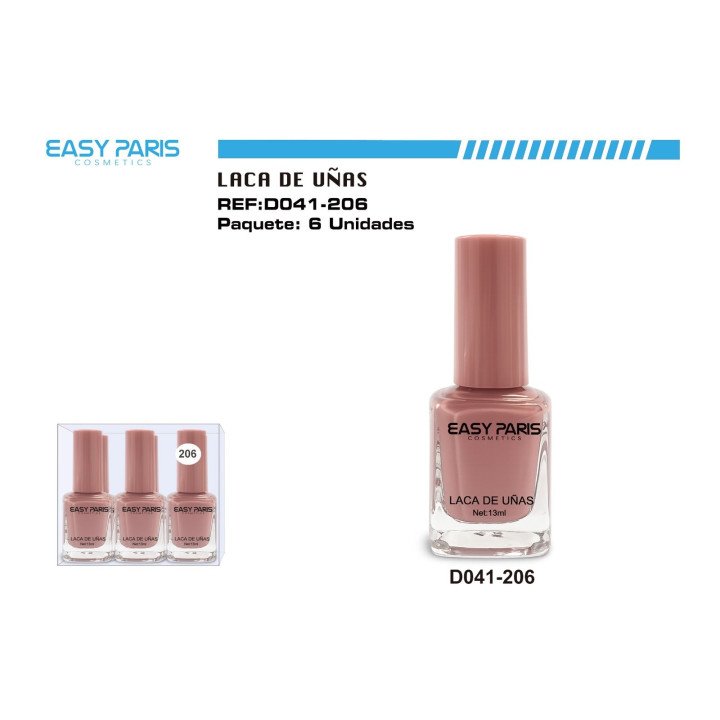 LACA DE UÑAS EASY PARIS 6/U
