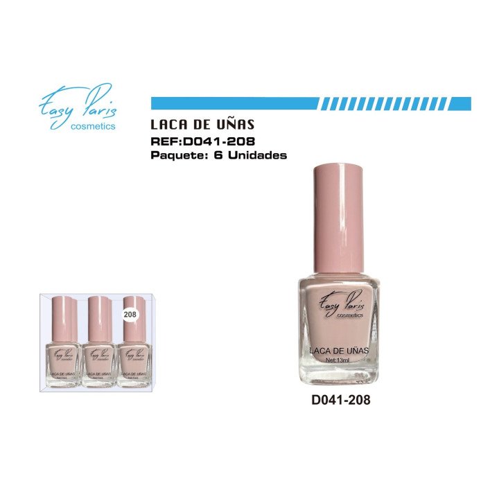 LACA DE UÑAS EASY PARIS 6/U
