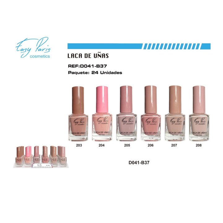 LACA DE UÑAS EASY PARIS 24/U