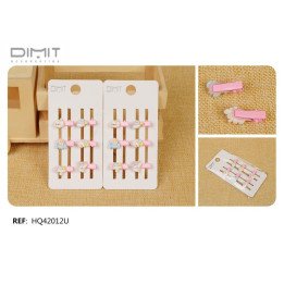 PACK6 MINI PINZAS UNICORNIO 12/U HQ42012U