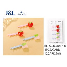 PACK4 HORQUILLAS FRUTAS 5CM 12/U CL828037-8