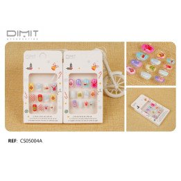 UÑAS POSTIZAS NIÑAS 12/U CS05004A