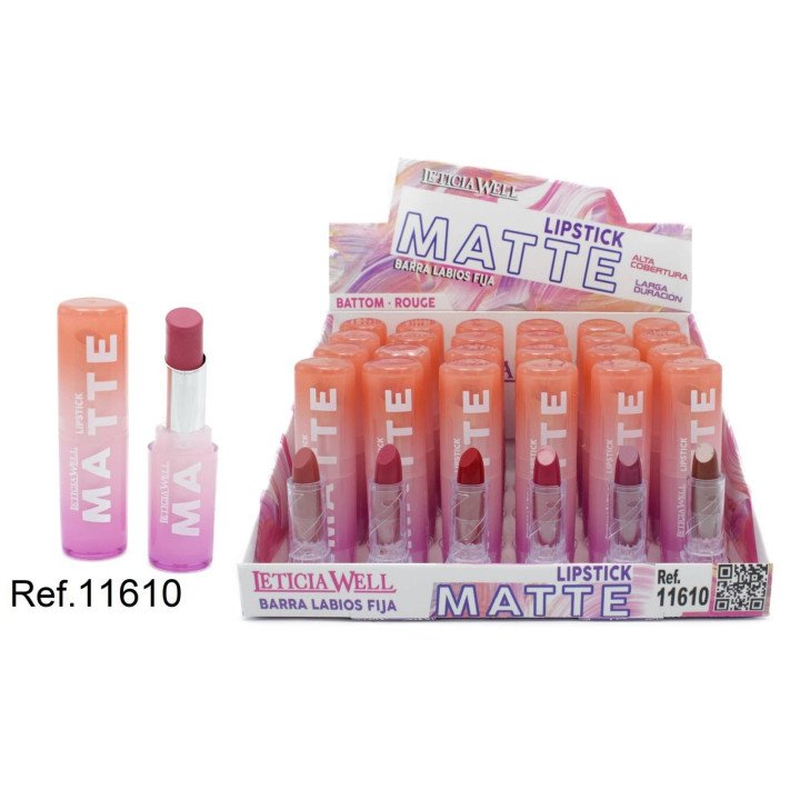 BARRA DE LABIOS FIJO MATE 24/U 11610