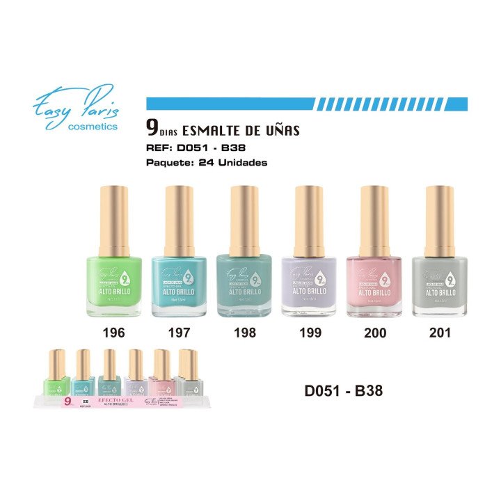 LACA DE UÑAS 9 DIAS 24/U