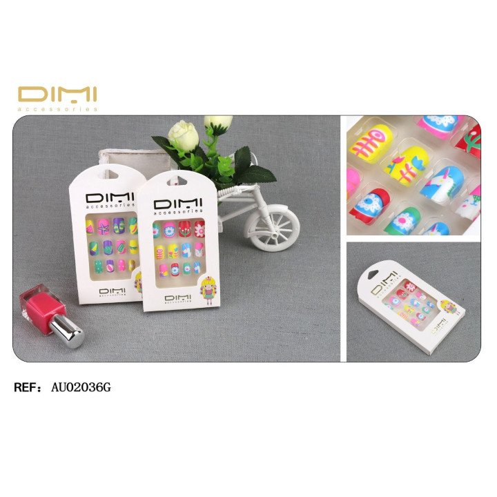 UÑAS POSTIZAS NIÑAS 12/U AU02036G