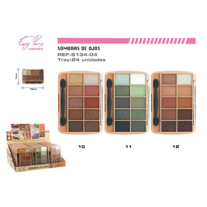 S.DE OJOS 10 COLORS 24/U