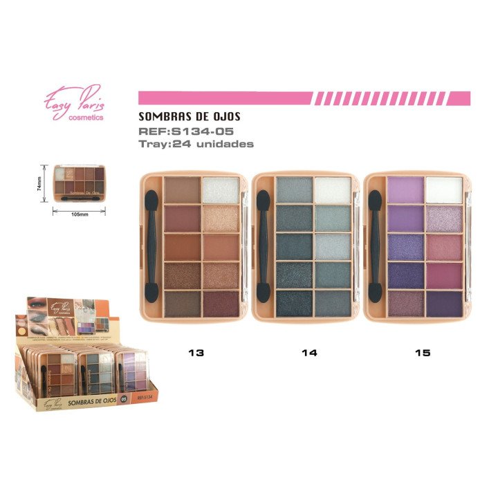 S.DE OJOS 10 COLORS 24/U