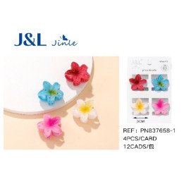PACK4 PINZAS FLOR 3CM 12/U PN837658-1