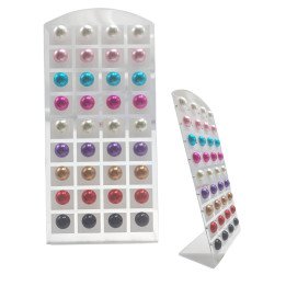 PENDIENTES M/PERLA/SURT 12MM 18/P MONS