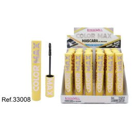 MASCARA PESTAÑAS BLACK WATERPROOF 24/U 33008