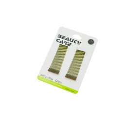 CLIP 6.5CM LARGO LISO RUBIO 24/U 1124-R