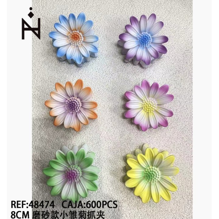 PINZA DE PELO FLOR 12/U 48474