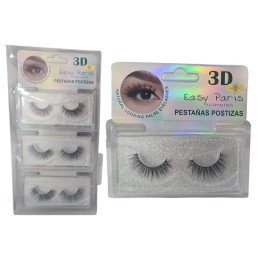 PESTAÑA POSTIZAS 3D SURT 12/U