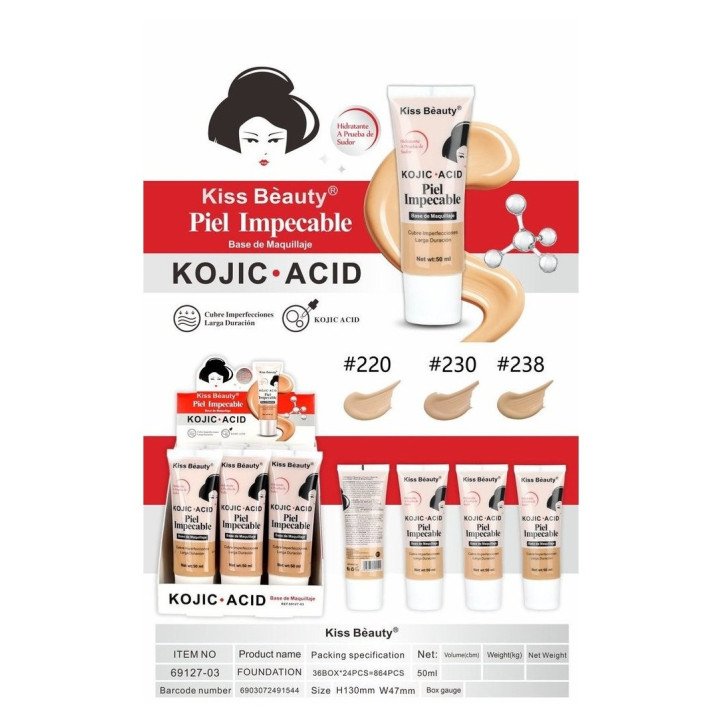 KOJIC ACID MAQ. FLUIDO 50ML 12/U K.B