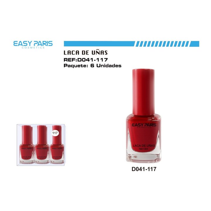 LACA DE UÑAS EASY PARIS 6/U