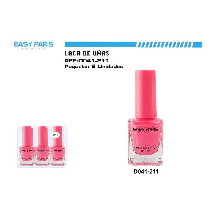 LACA DE UÑAS EASY PARIS 6/U
