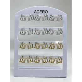 PENDIENTES ACERO 12/P NS ED-4016
