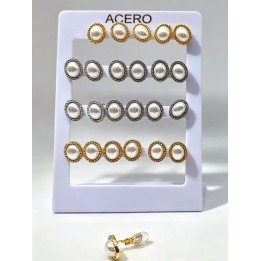 PENDIENTES CLIP ACERO 12/P NS ED-4011