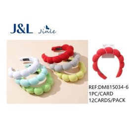 DIADEMA NUBE DE MAQUILLAJE 12/U DM815034-6