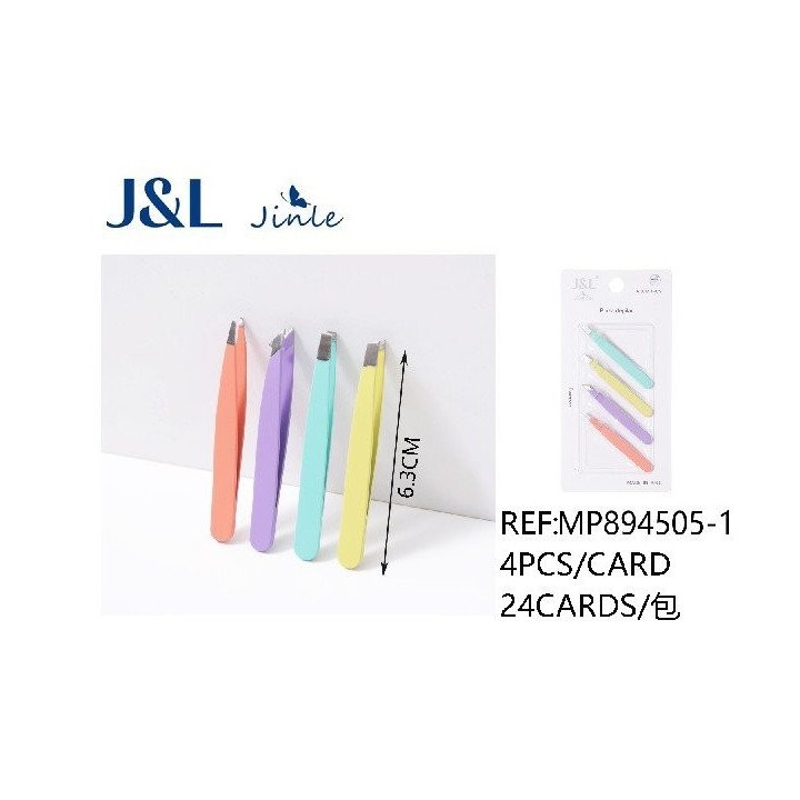 PACK 4 PINZAS DEPILAR 24/U M894505-1