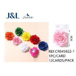BROCHE/PINZA FLOR 9CM 12/U CR845822-1