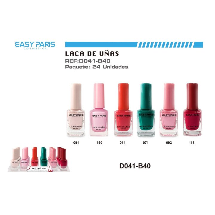 LACA DE UÑAS EASY PARIS 24/U