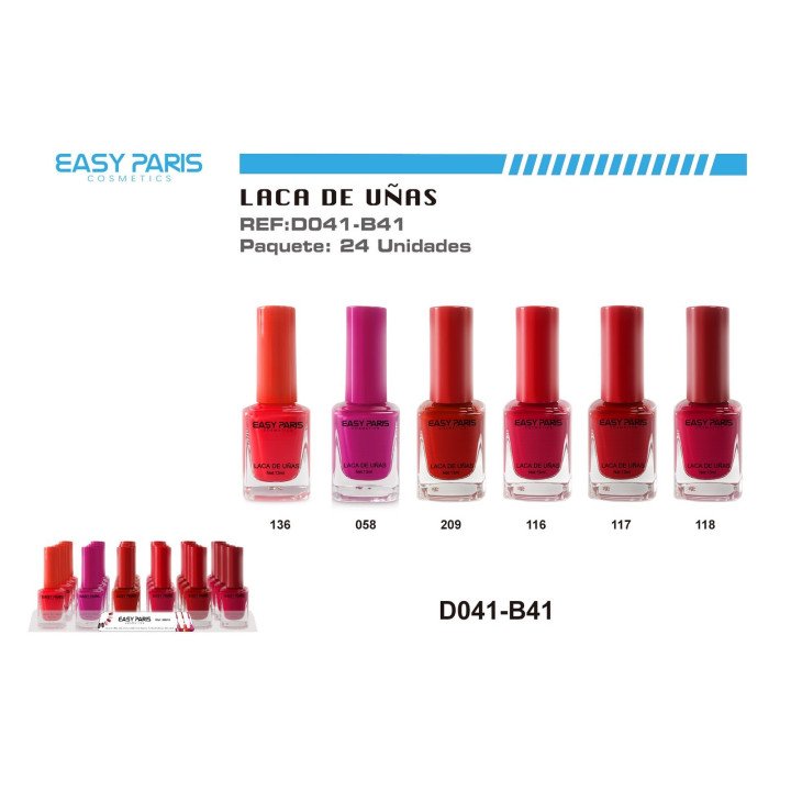 LACA DE UÑAS EASY PARIS 24/U