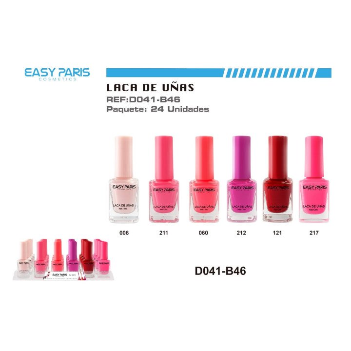 LACA DE UÑAS EASY PARIS 24/U