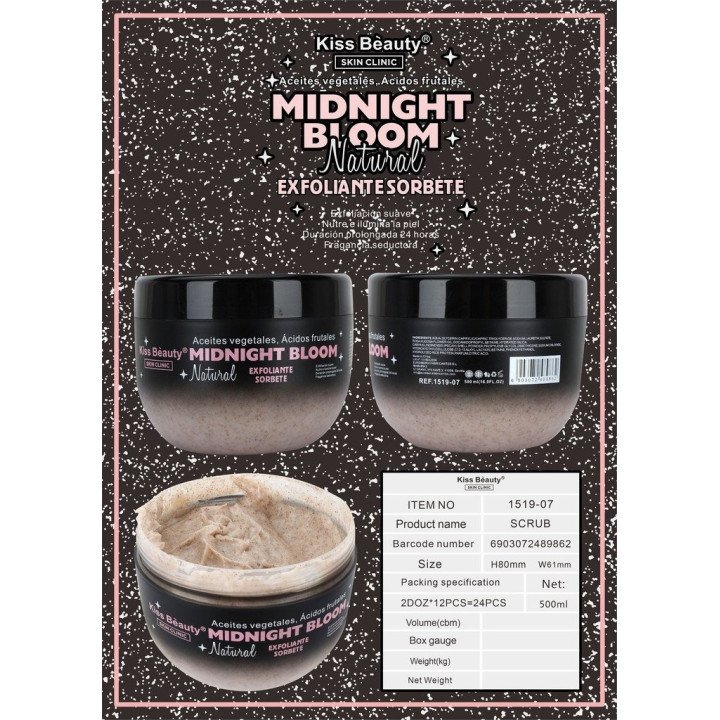MIDNIGHT BLOOM EXFOLIANTE CORPORAL 500G 1519-07