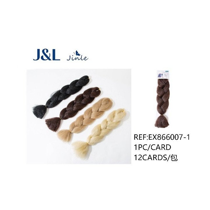 EXTENSION DE PELO PARA TRENZAS 12/U EX866007-1