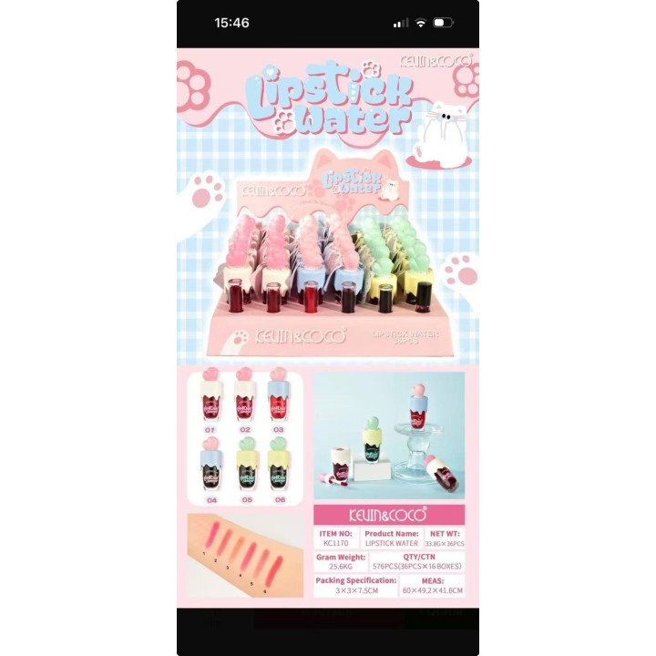 TINTE LABIAL KEVIN & COCO 36/U KC1170