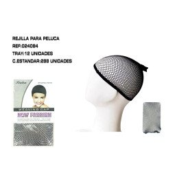 REDECILLA NEGRA CUBRE CABELLO 12/U