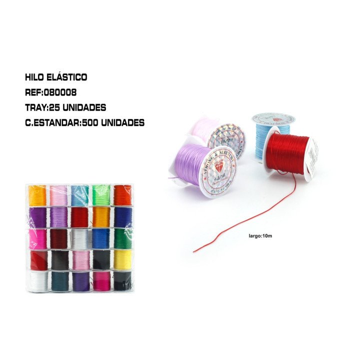 HILO ELASTICO 10M 25U