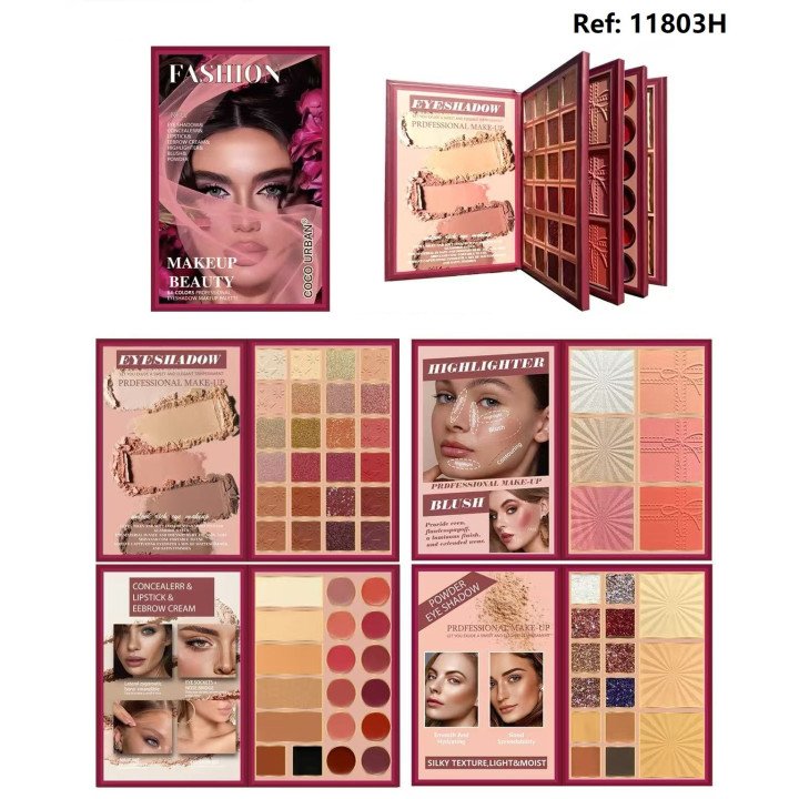 FACE BEAUTY MEKE UP PALETTE 64COLORS 11803H
