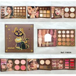 FACE BEAUTY MAKE UP PALETTE GATO 11803A