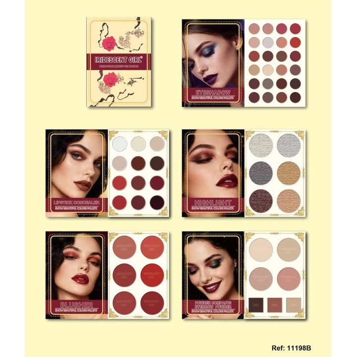 FACE BEAUTY PALETTE IRIDESCENT GIRL 11198B