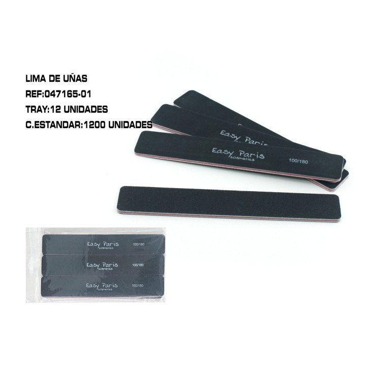LIMA DE UÑAS 100/180 12/U
