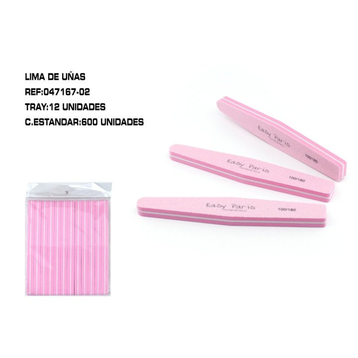 LIMA DE UÑAS 100/180 12/U