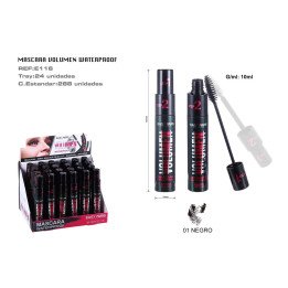 MASCARA VOLUMEN WATERPROOF 24/U