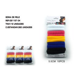 GOMA DE PELO 12/U