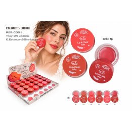 BALSAMO LABIOS/MEJILLAS 24/U