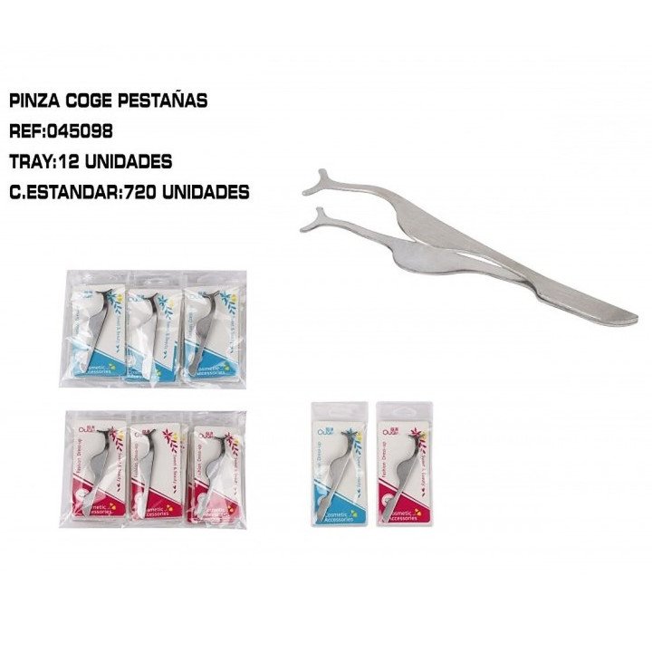 PINZA COGE PESTAÑA 12/U 720/C
