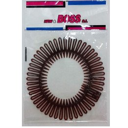 PEINETA ZIG ZAG MARRON 24/U N.B.