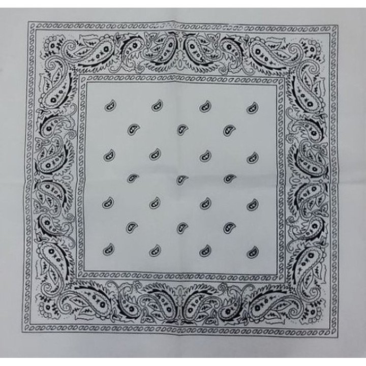 PAÑUELO 55x55 BLANCO 12/U N.B