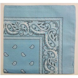 PAÑUELO 55x55 AZUL CLARO 12/U N.B