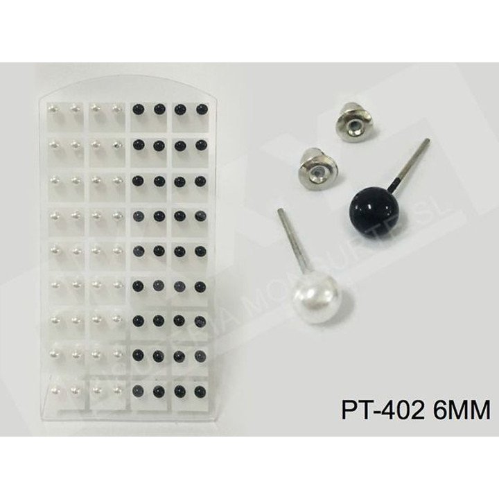 PEND.BLANC.NEG.6MM 36/P M