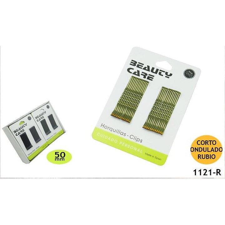 CLIP 5CM ONDULADO RUBIO 1121-R 24/U HER