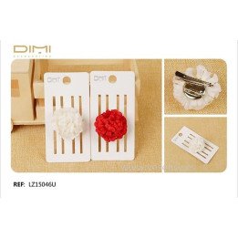FLOR BROCHE/PINZA. 12/U LZ15046U
