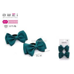 PACK2 GOMAS C/LAZO VERDE 8CM 12/U CO27819